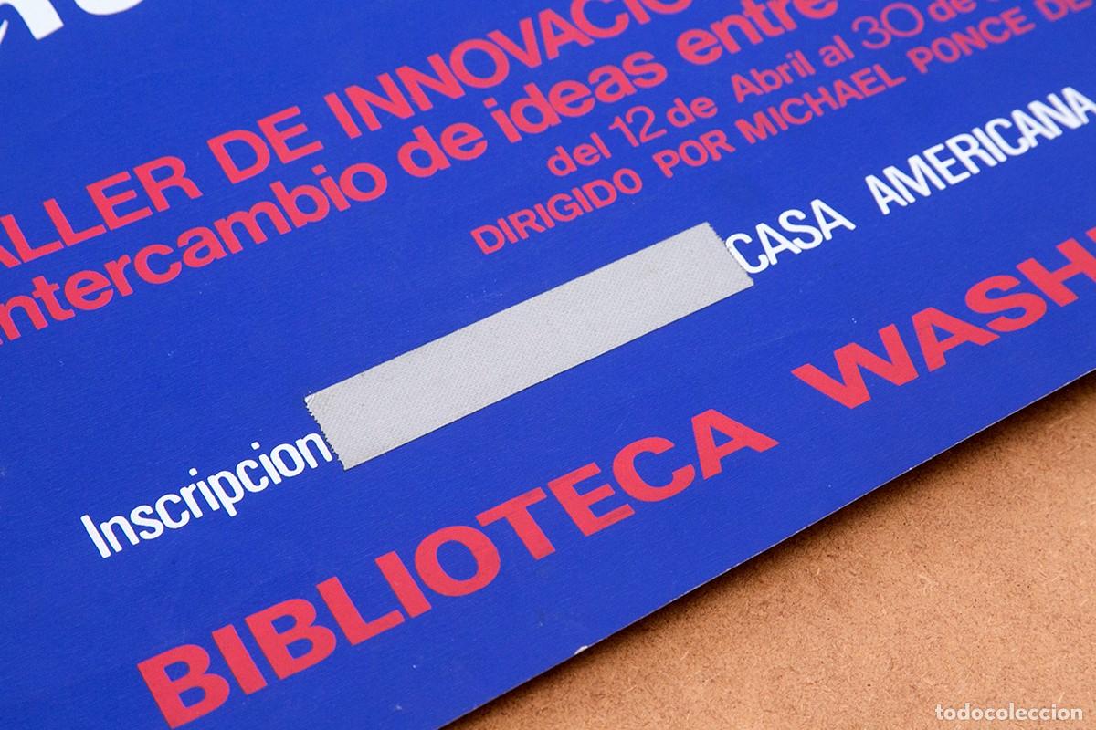 Carteles: MICHAEL PONCE DE LEON - CARTEL SERIGR&Aacute;FICO - C. 1978 - Foto 5