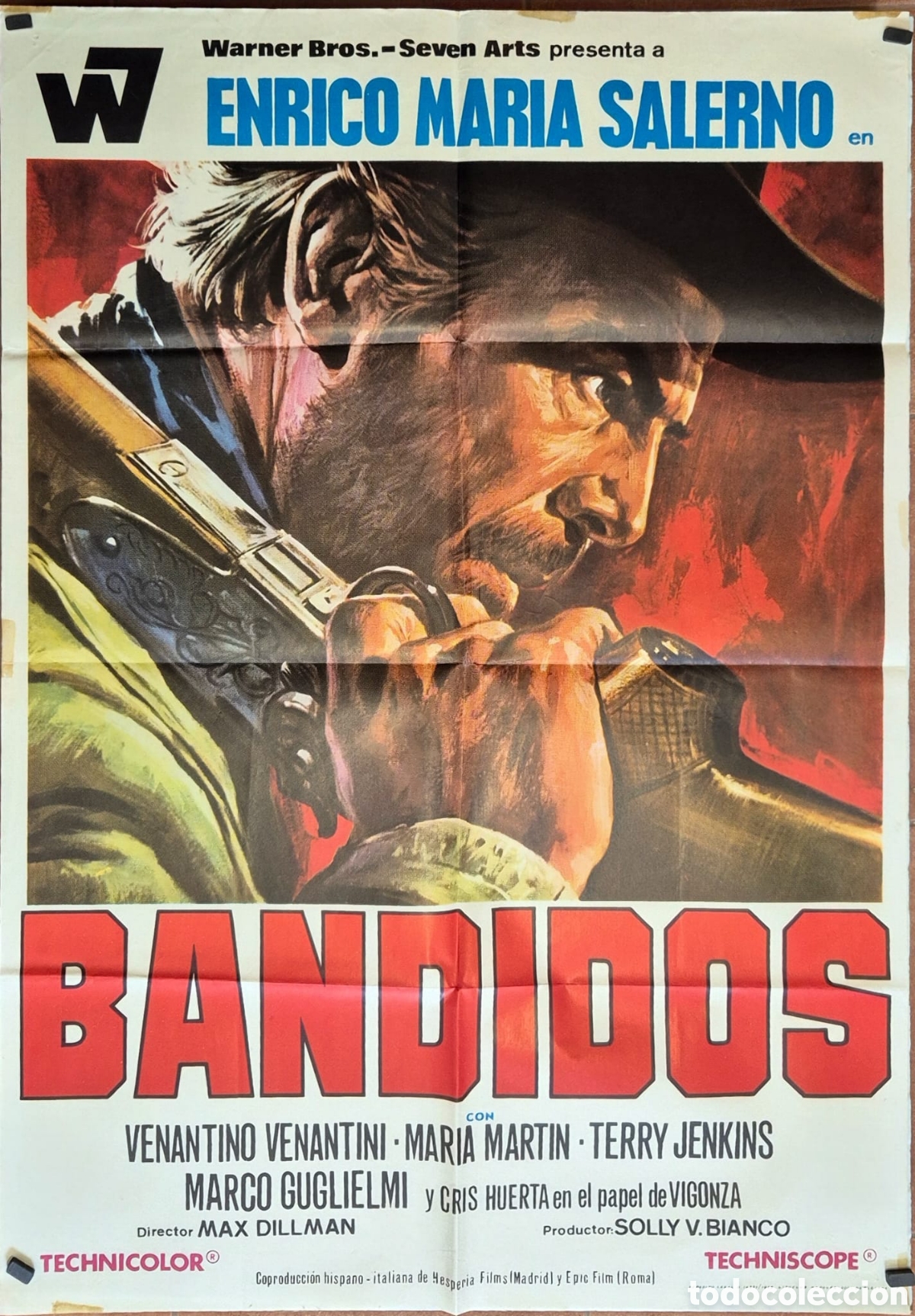 Carteles: POSTER DE LA PELICULA &rdquo;BANDIDOS&rdquo;ORIGINAL 1968 - Foto 1
