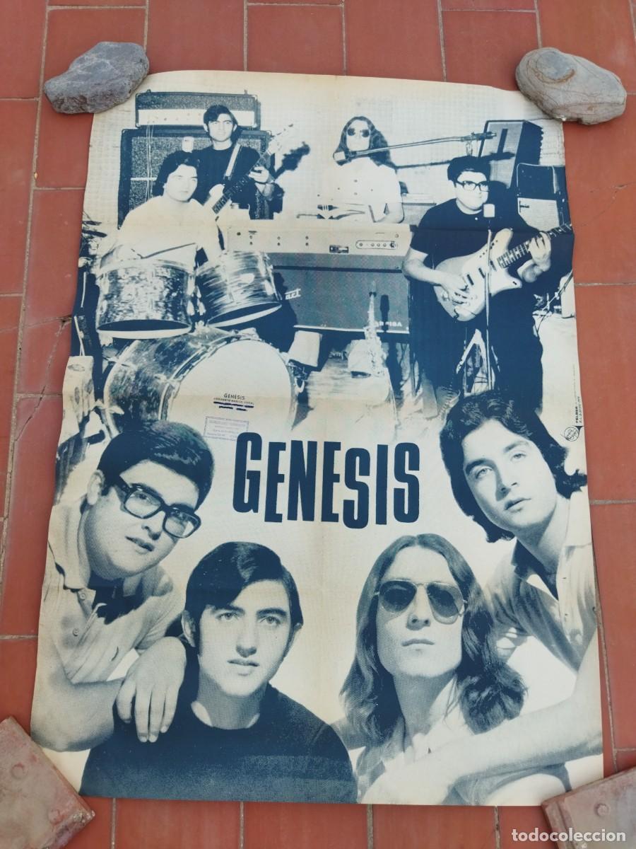 Carteles: catel de GENESIS a&ntilde;os 70 90x65 aprox - Foto 1