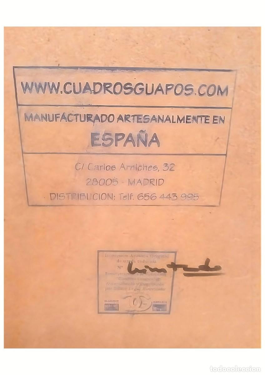 Carteles: CARTEL FRISO A.MUCHA EN TABLA DE MADERA - Foto 4
