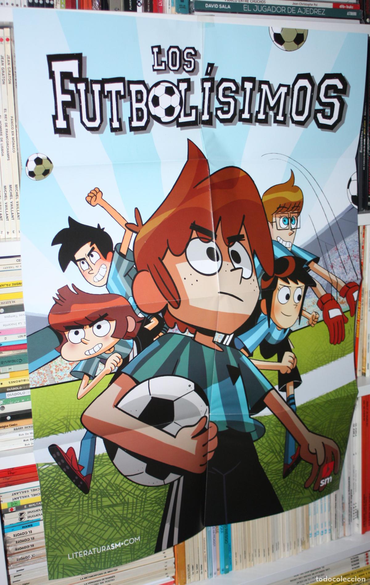 Carteles: LOS FUTBOLISIMOS : poster de 80x 60 cm. (ediciones SM) - Foto 1