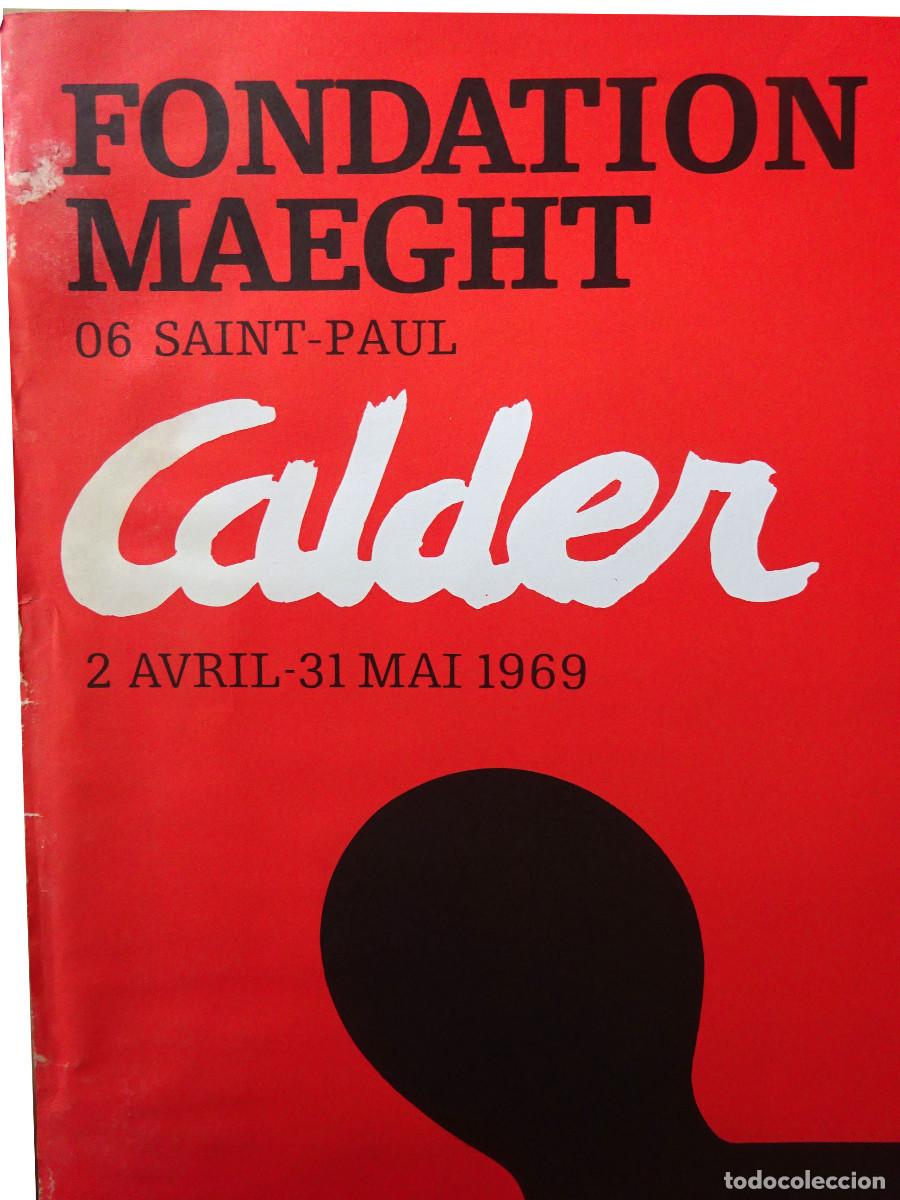 Carteles: CARTEL 1969 EXPOSICION CALDER - Foto 2