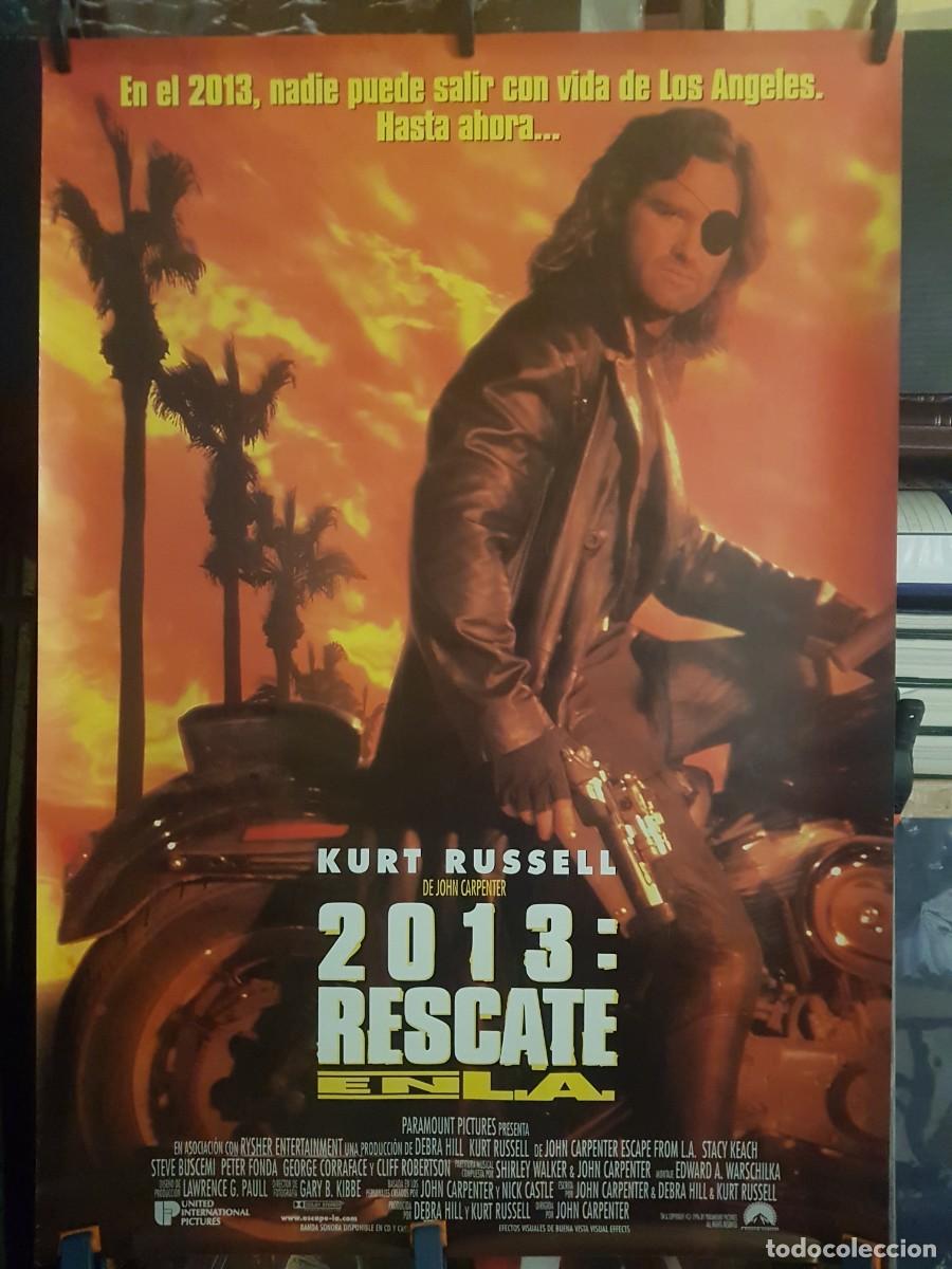Carteles: 2013: RESCATE EN L.A. 68CMX98CM (ORIGINAL) EDITADO EN 1996 - Foto 1