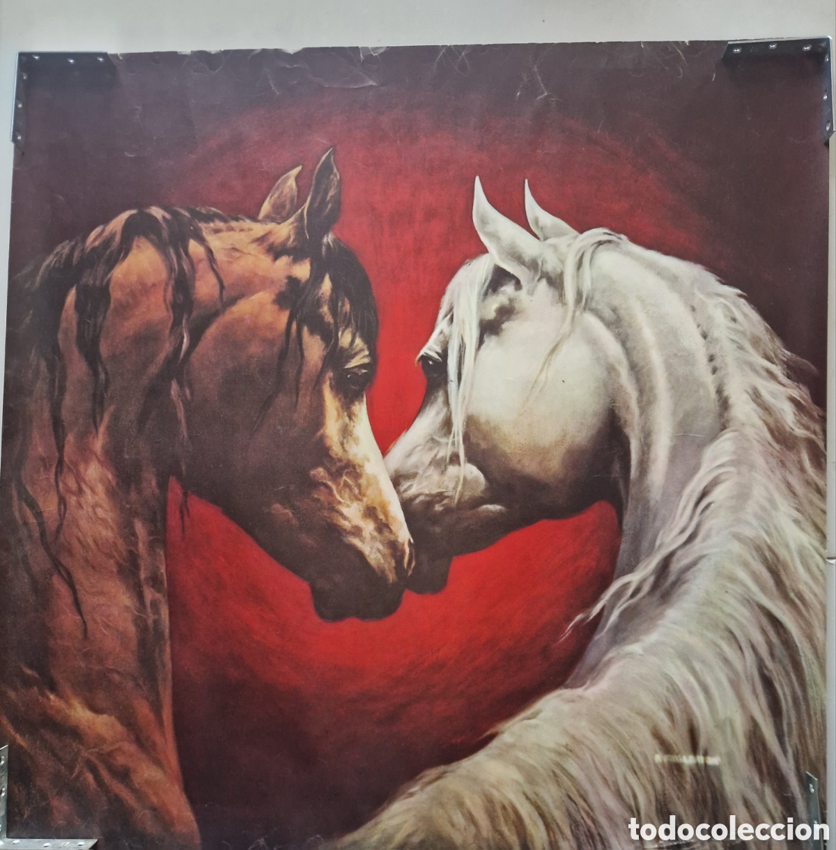 Carteles: Poster 2 caballos , a&ntilde;os 1970 - Foto 1