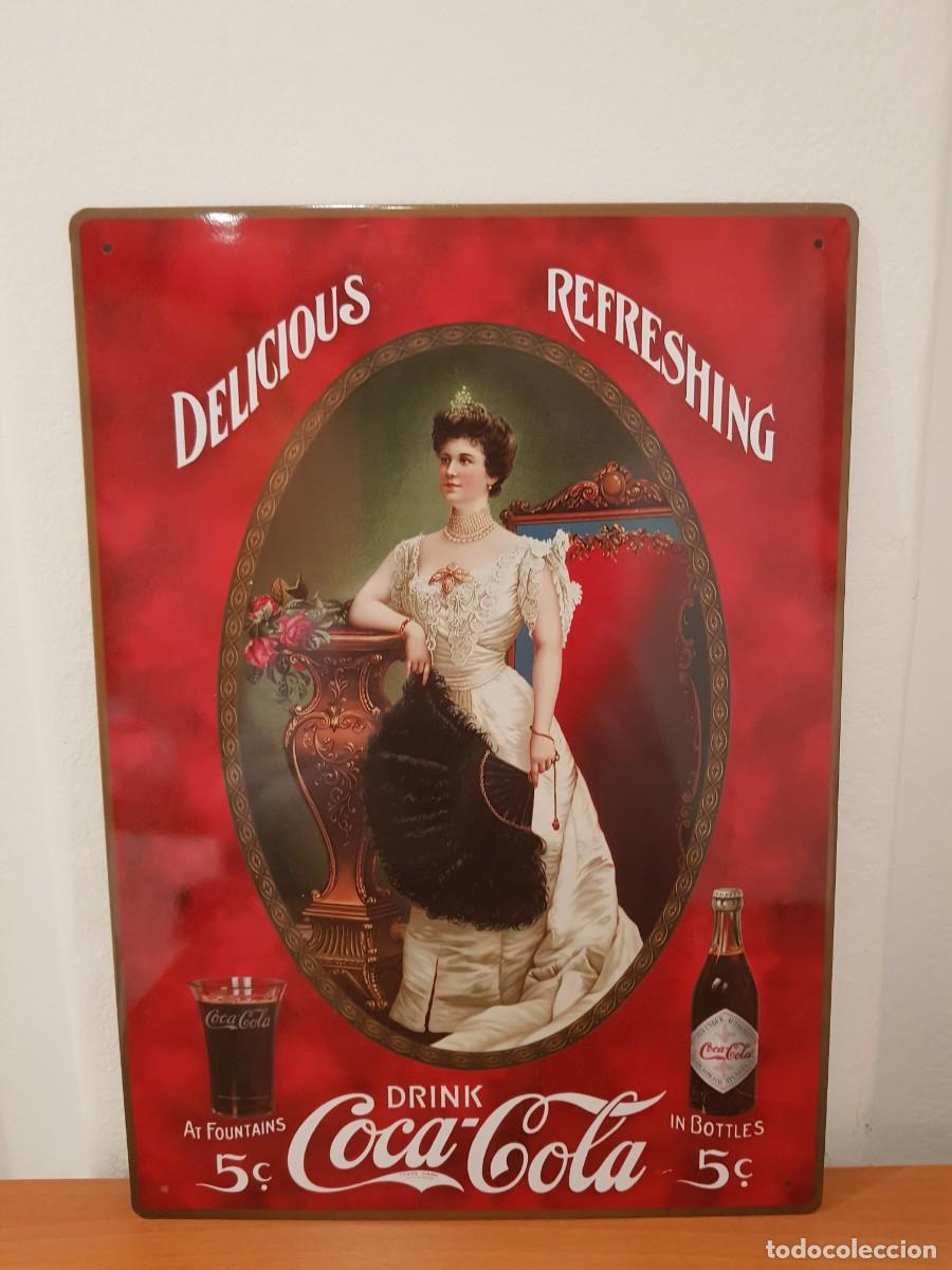 Carteles: CARTEL METALICO COCA COLA - Foto 1