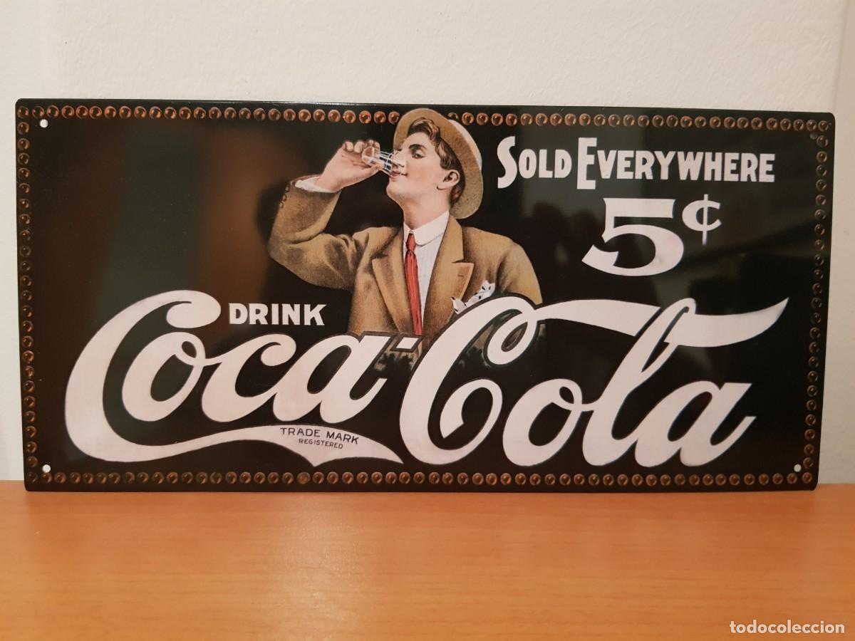 Carteles: CARTEL METALICO COCA COLA - Foto 1