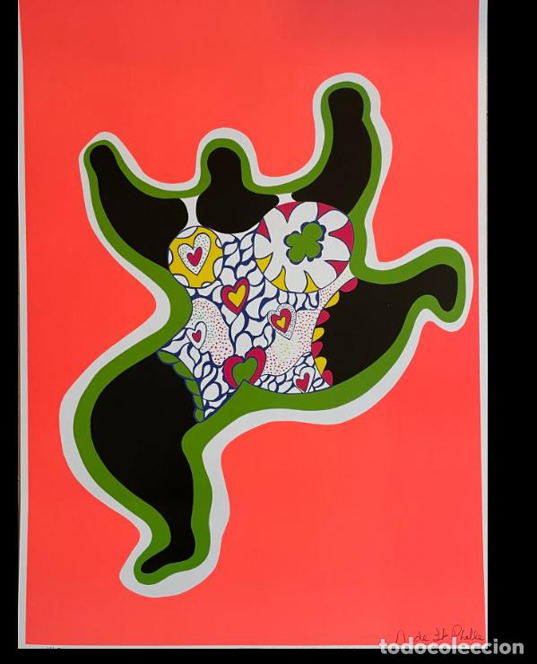 Carteles: Cartel Niki de Saint Phalle -&rdquo;Leaping Nana&rdquo; 1970/ Art Foundation/ ADAGP, Par&iacute;s (2016) 50 x 70 cm