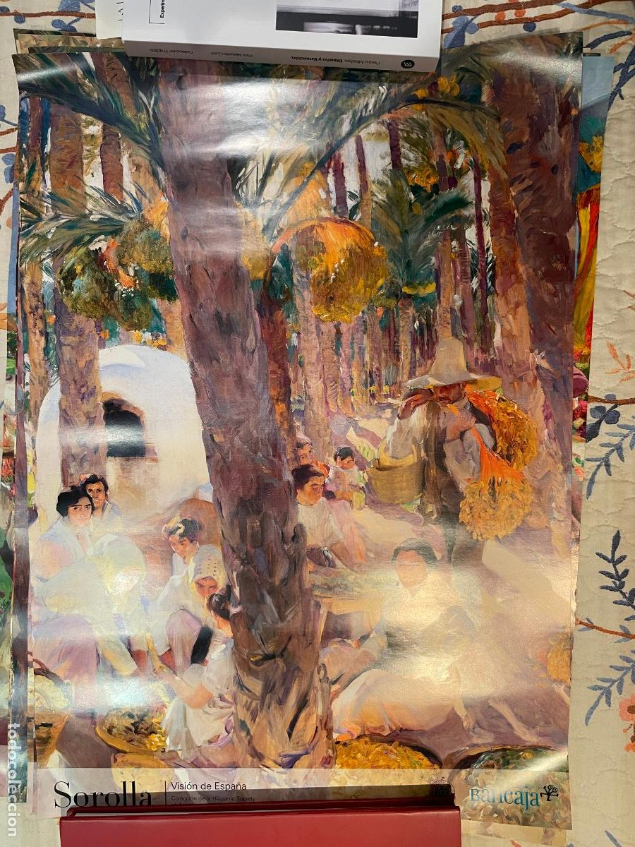 Posters: Cartel &rdquo;Sorolla:Visi&oacute;n de Espa&ntilde;a. Elche. El palmeral, 1918&rdquo; (Bancaja, 2008)