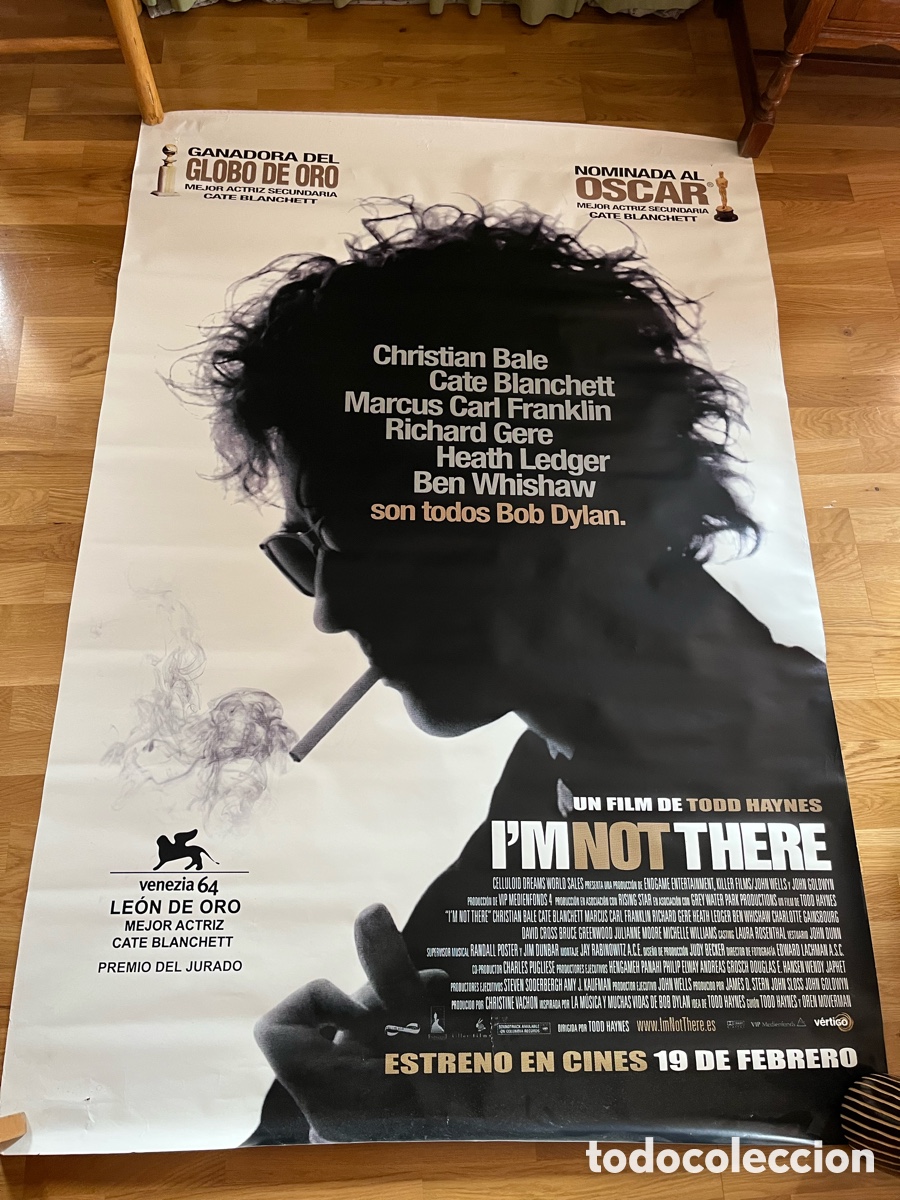 Carteles: P&oacute;ster gigante I&rsquo;m not here Bob Dylan - Foto 6