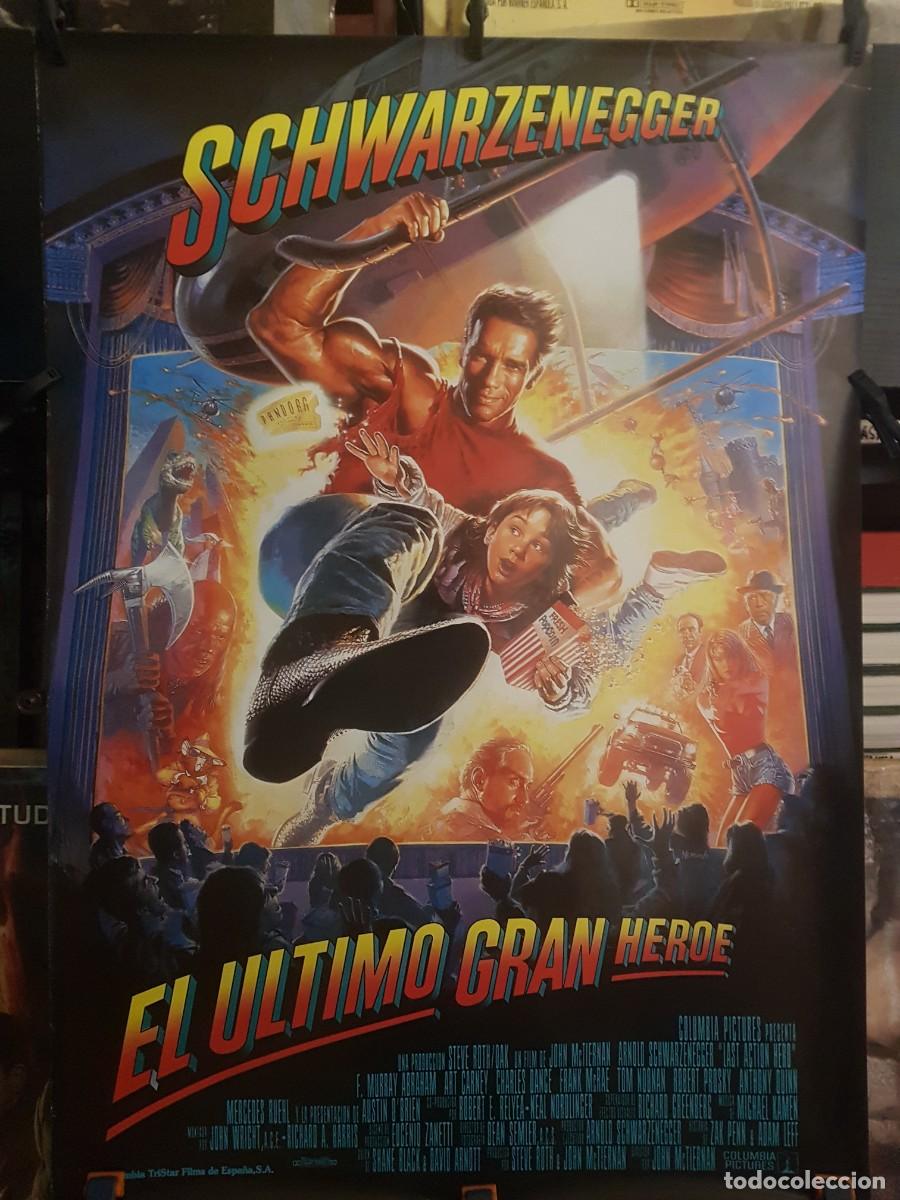 Carteles: CARTEL EL &Uacute;LTIMO GRAN HEROE 68CMX98CM (ORIGINAL) - Foto 1