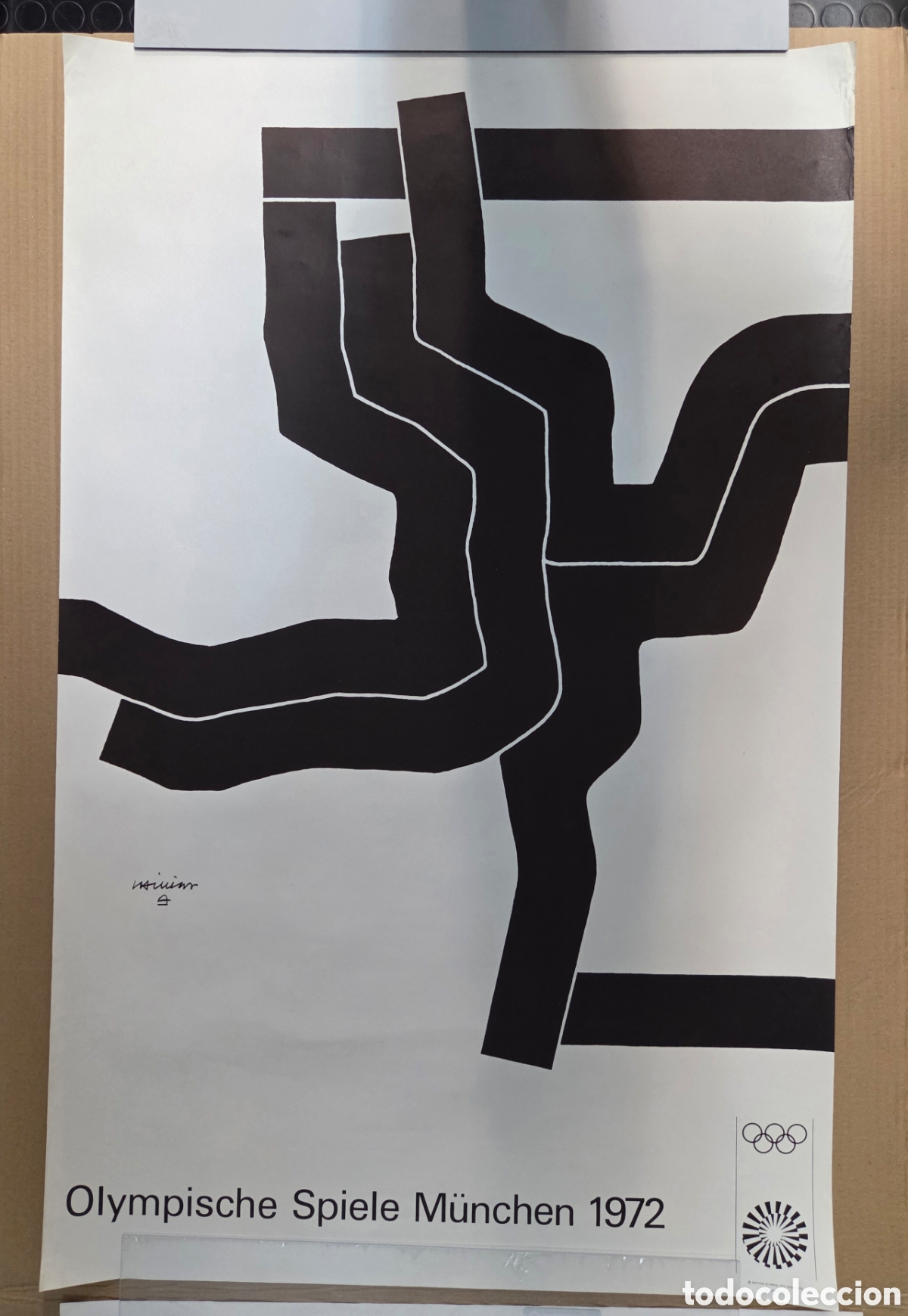 Carteles: Eduardo Chillida. Cartel Munich 1972 - Foto 1