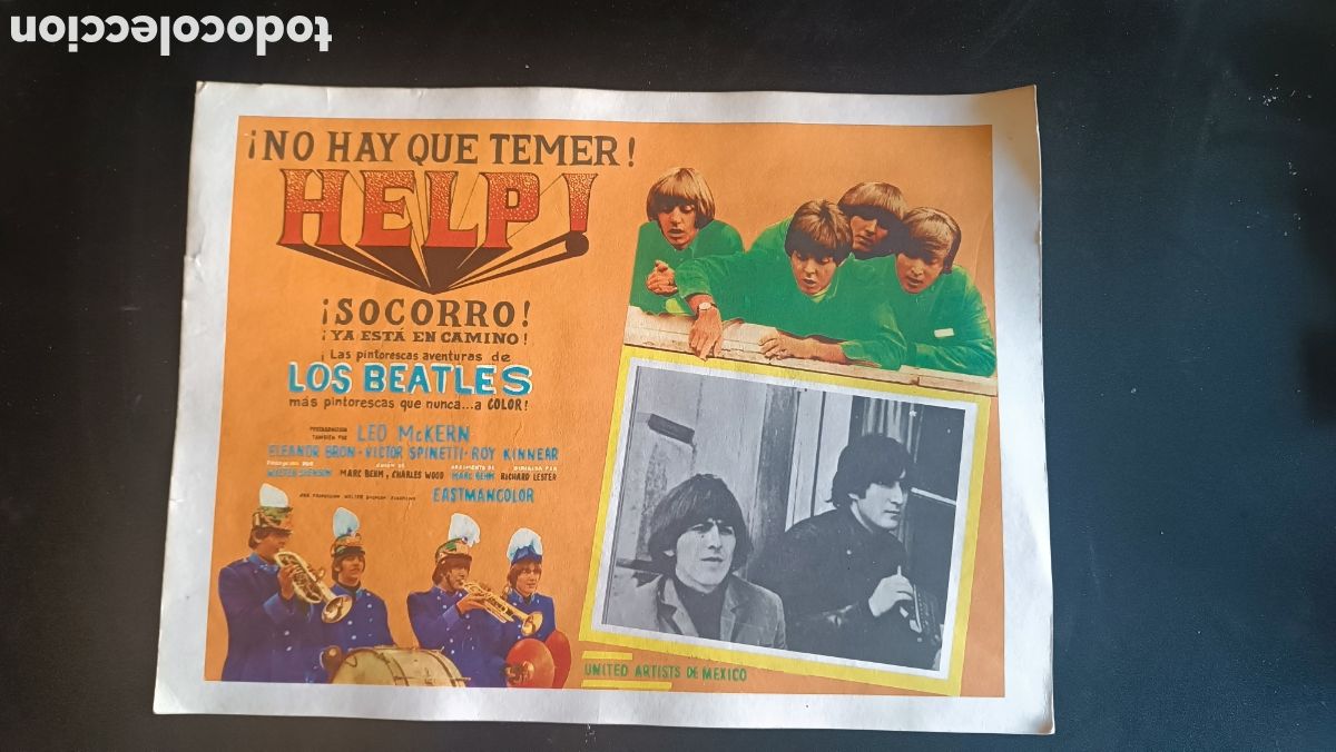 Carteles: Los beatles pel&iacute;cula help - Foto 1
