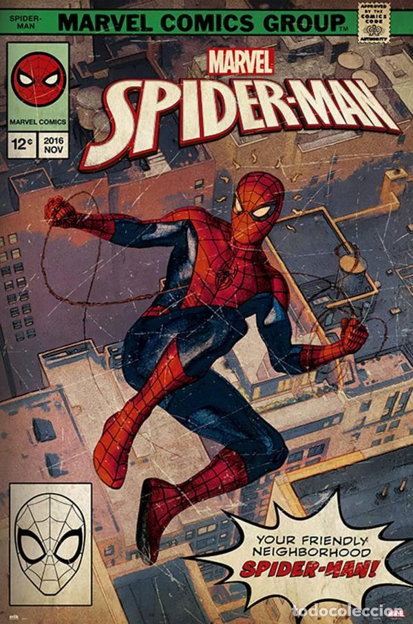 Carteles: Poster Marvel Spider-Man - Portada del Comic (POSTER 61 x 91,5)