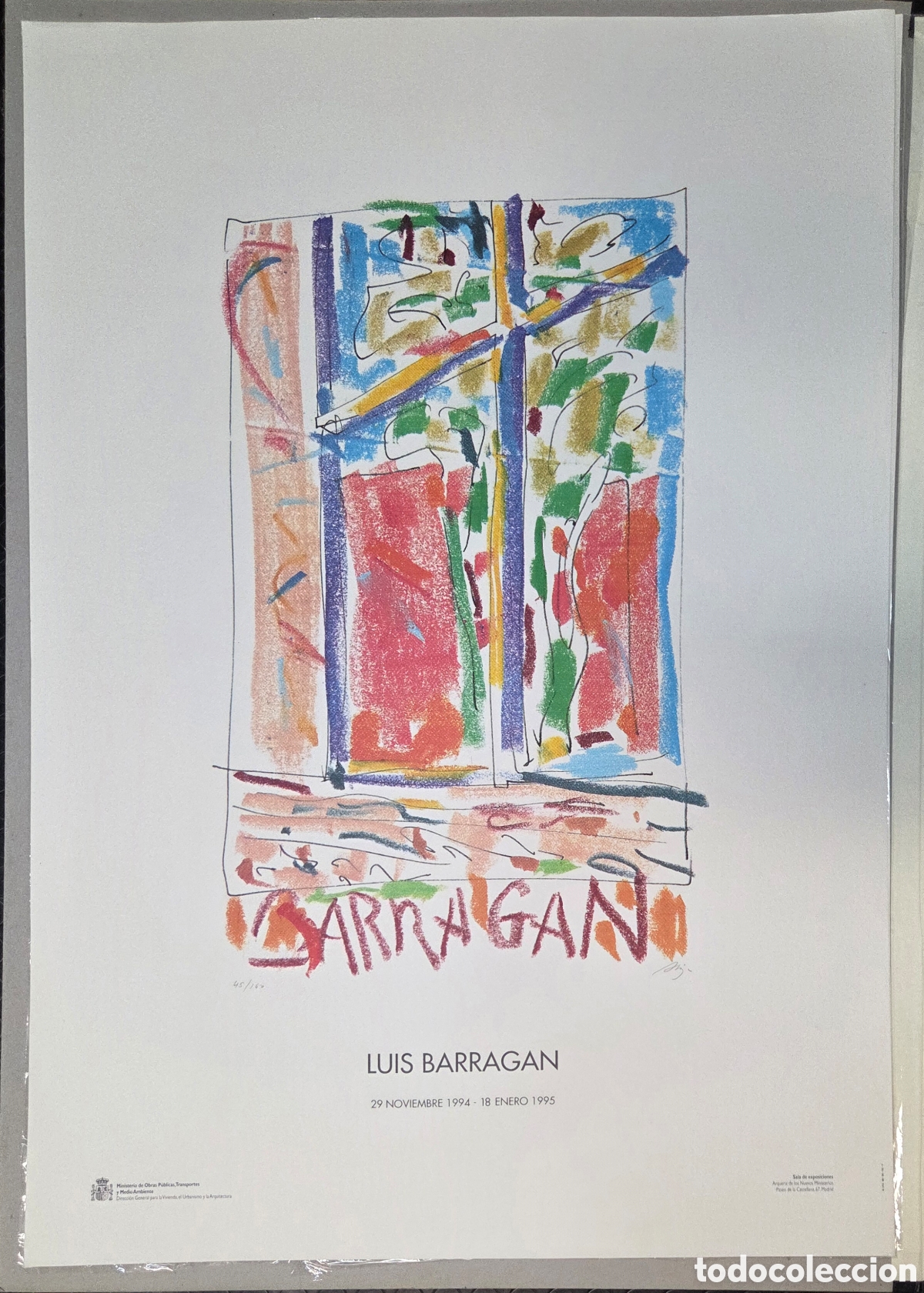 Affiches: Luis BARRAGAN. Cartel exposici&oacute;n 1994-95