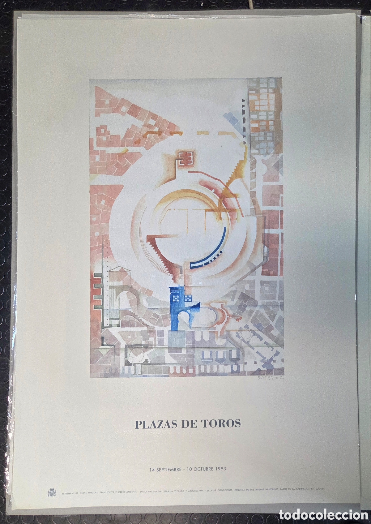 Carteles: PLAZAS DE TOROS. Cartel exposici&oacute;n 1993 - Foto 5
