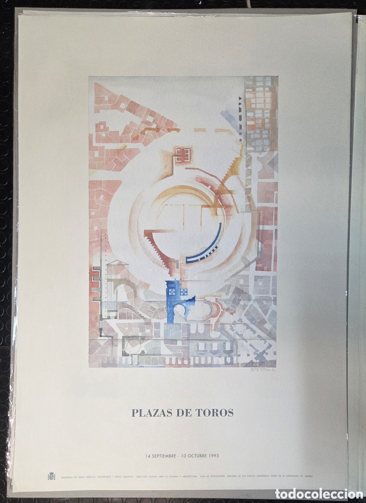 Carteles: PLAZAS DE TOROS. Cartel exposici&oacute;n 1993 - Foto 1