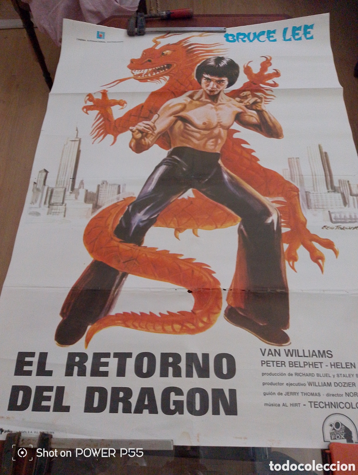 Carteles: Cartelera original de Bruce li - Foto 1