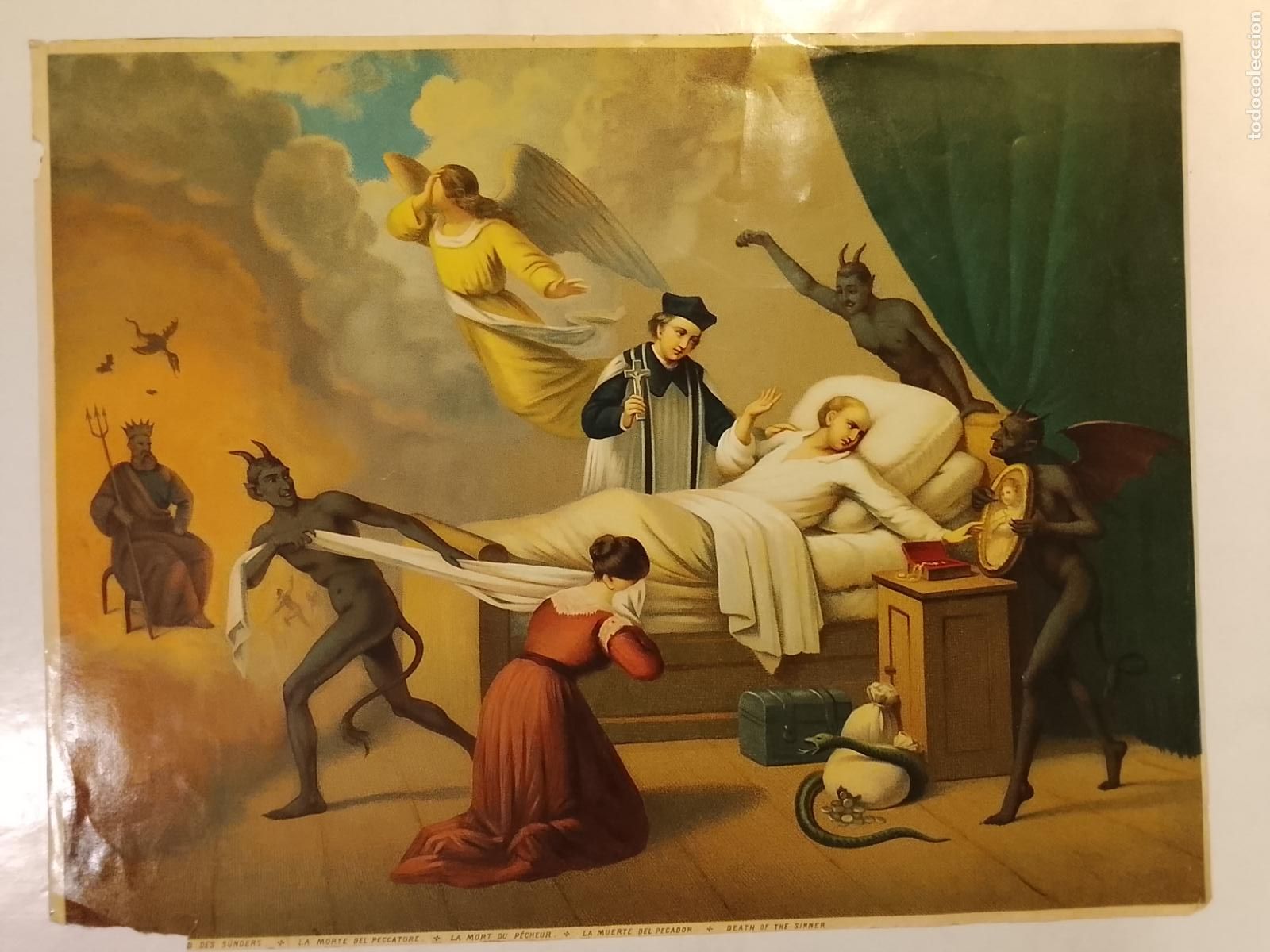 Carteles: LA MUERTE DEL PECADOR - DEMONIOS - CARTEL ANTIGUO -VER OTOS ADICIONALES