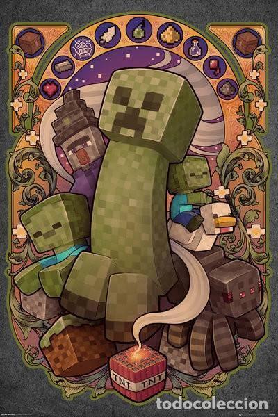 Carteles: Poster Minecraft - Creeper (POSTER 61 x 91,5)