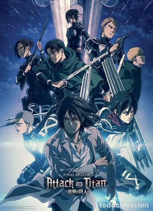 Carteles: Poster S4 Grupo - attack on titan (POSTER 52 x 38)