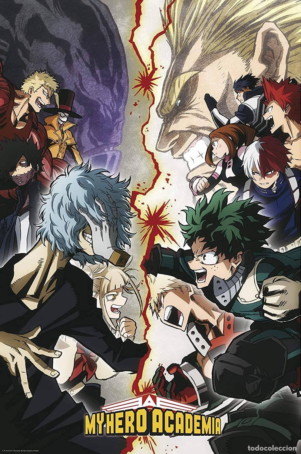 Carteles: Poster Heroes VS Villanos - My Hero Academia (POSTER 91,5 x 61)