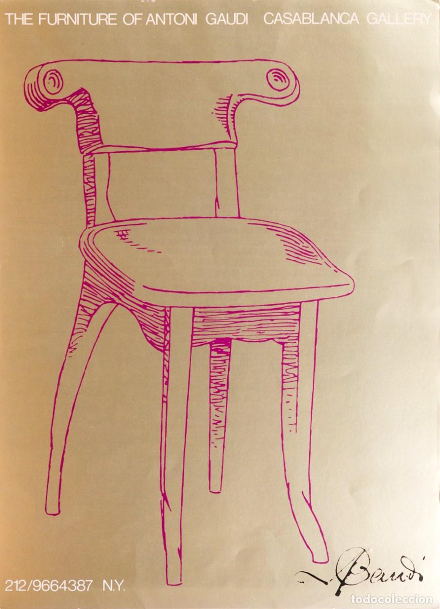 Carteles: Antoni Gaudi - The Furniture of Antoni Gaudi - C. 1980