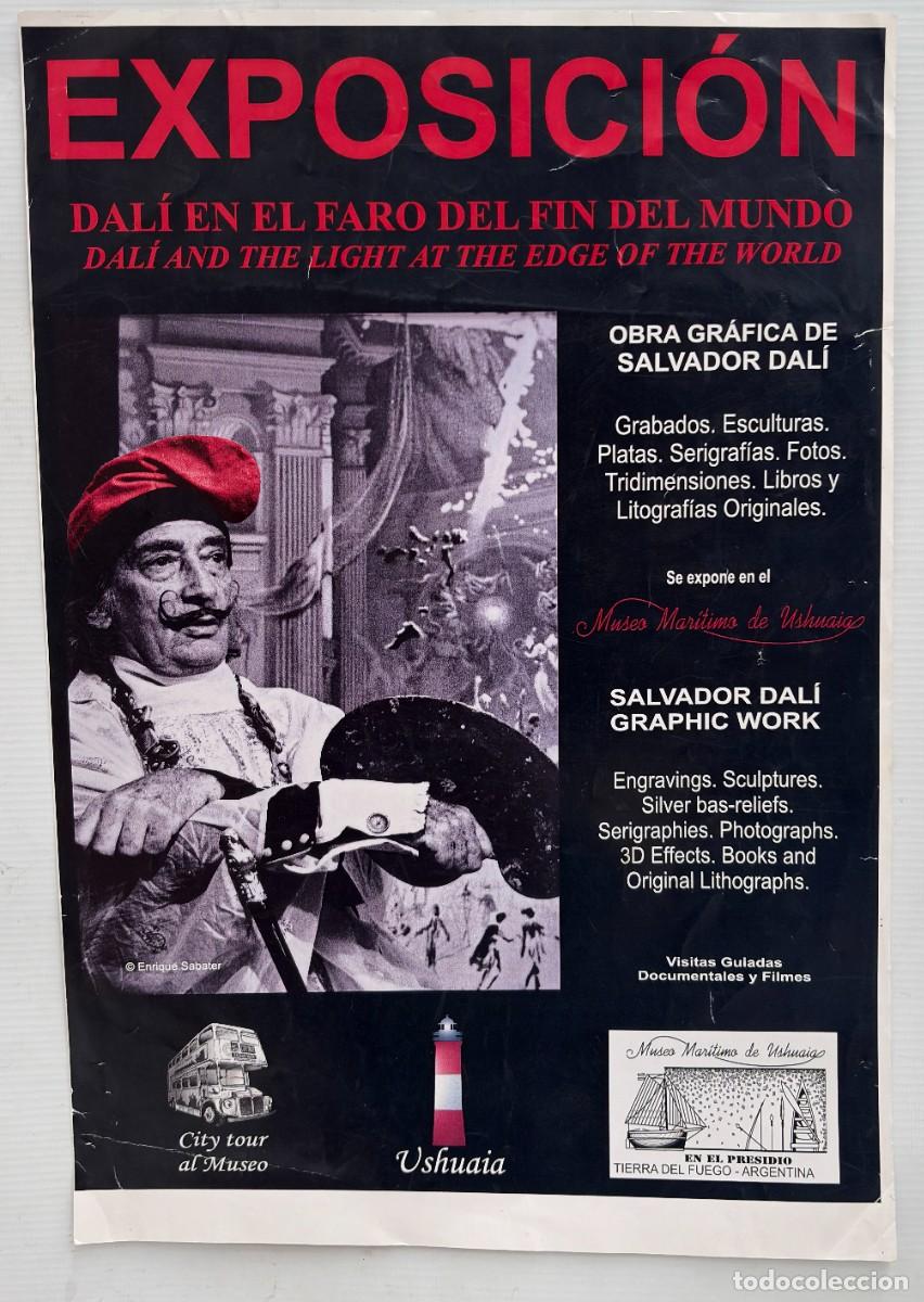 Carteles: CARTEL EXPOSICI&Oacute;N SALVADOR DAL&Iacute; - MUSEO MAR&Iacute;TIMO USHUAIA - ARGENTINA