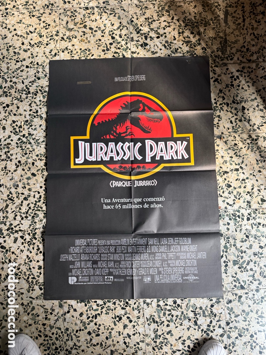 Carteles: Cartel dw cine primero de PARQUE JUR&Aacute;SICO