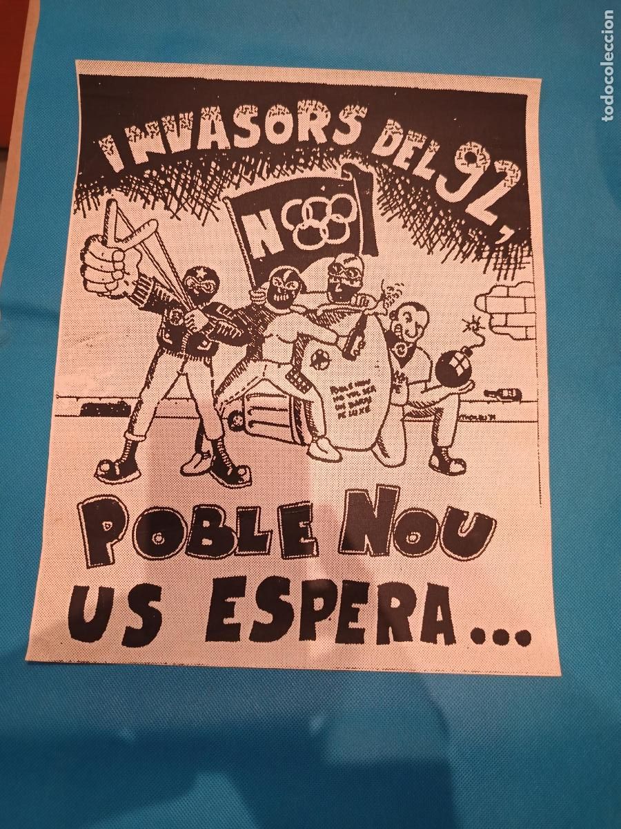 Carteles: CARTELL INVASORS 92 POBLE NOU US ESPERA CARTEL