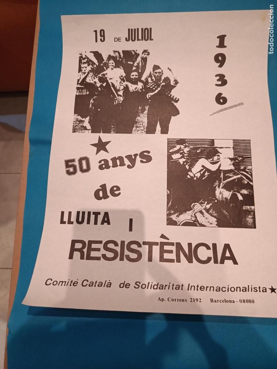 Carteles: CARTELL 50 ANYS LLUITA RESISTENCIA COMIT&Eacute; SOLIDARITAT INTERNACIONALISTA CARTEL