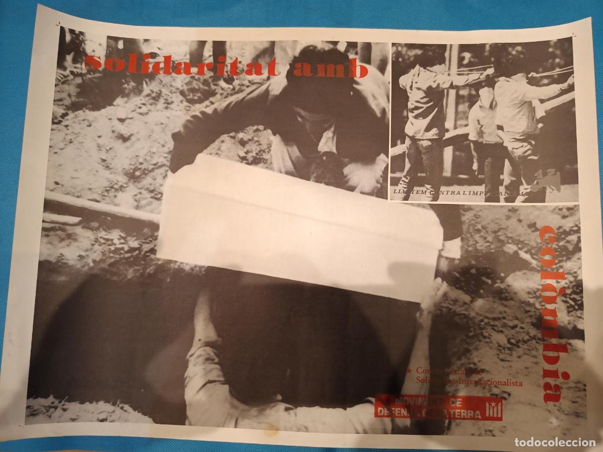 Carteles: CARTEL CARTELL SOLIDARITAT AMB COLOMBIA MDT