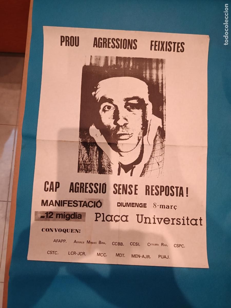 Carteles: CARTEL CARTELL CAP AGRESSIO SENSE RESPOSTA LCR MCC CSPC CCSI MDT