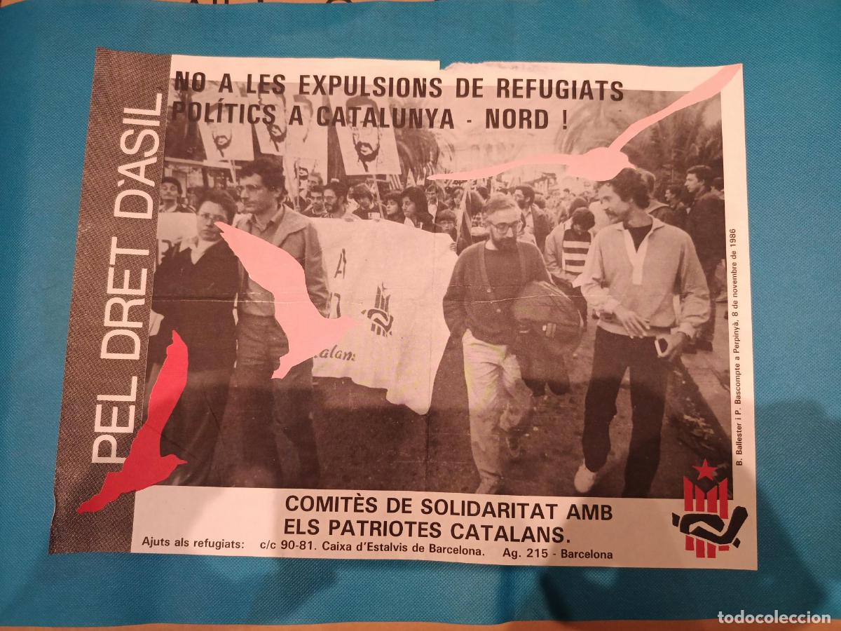 Carteles: CARTEL CARTELL PEL DRET D'ASIL COMIT&Eacute; SOLIDARITAT PATRIOTES CATALANS