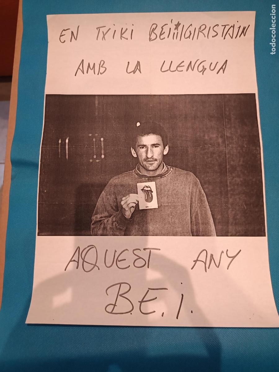 Carteles: CARTEL CARTELL TXIQUI BEIGIRISTAIN AMB LA LLEGUA