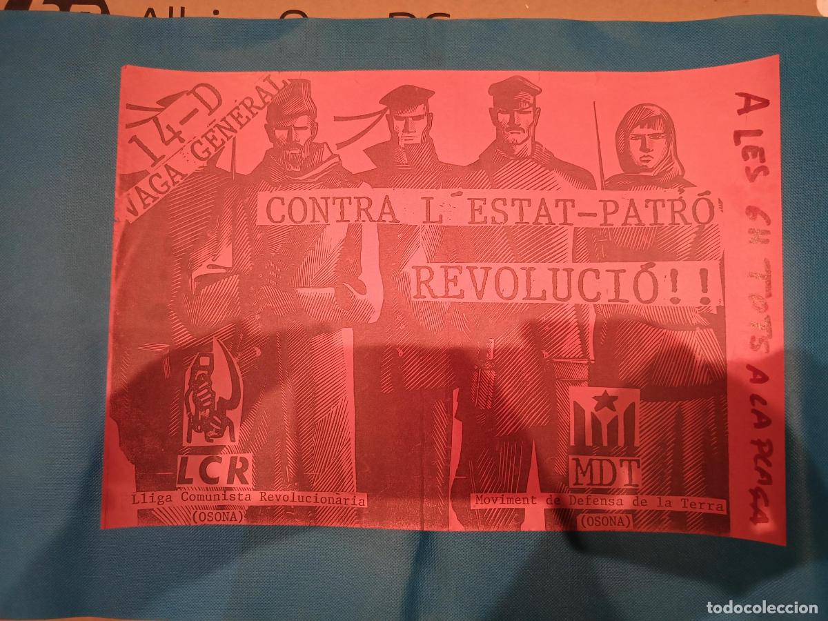 Carteles: CARTEL CARTELL CONTRA L'ESTAT REVOLUCI&Oacute; LCR MDT