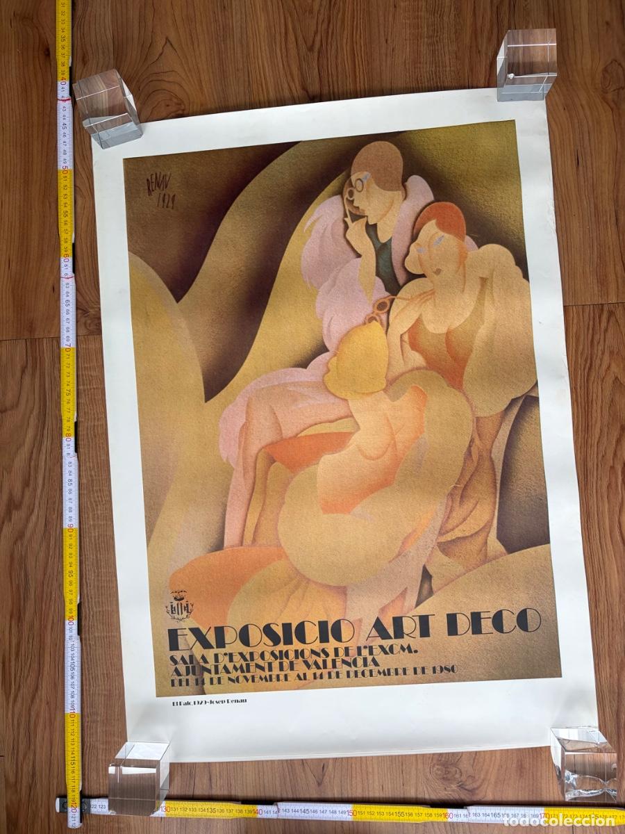 Carteles: Cartel poster original Exposicio Art deco 1980 Josep Renau 1929 Valencia