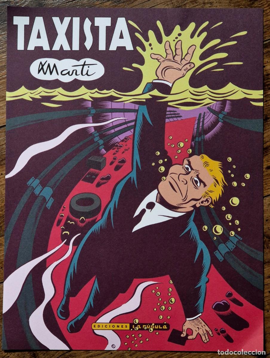Carteles: L&aacute;mina poster del c&oacute;mic 'Taxista' de Mart&iacute; (Editorial La C&uacute;pula)