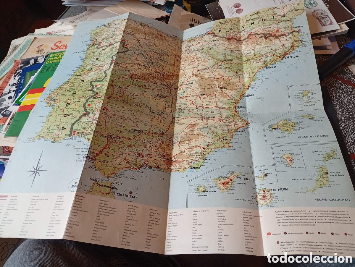 Carteles: Mapa general de carreteras de Espa&ntilde;a - Foto 3