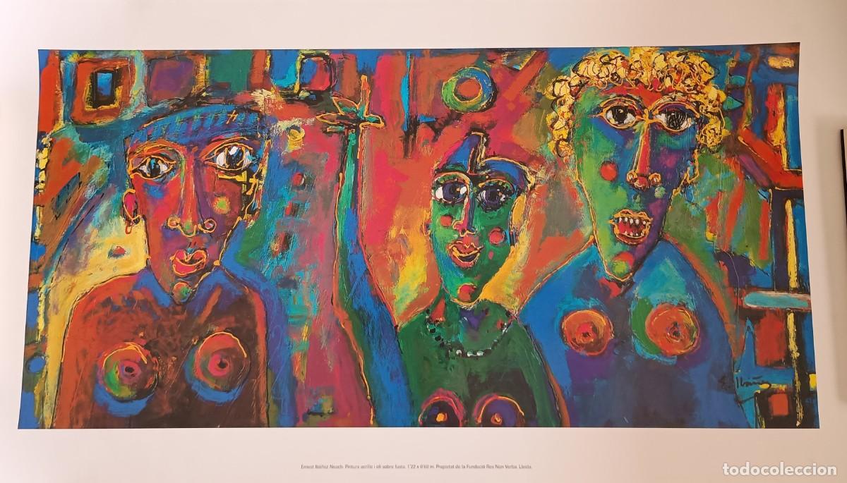 Carteles: Ernest Ib&aacute;&ntilde;ez Neach. Fundaci&oacute; Res Non Verba Lleida. Poster. 67x37cm. 2003.