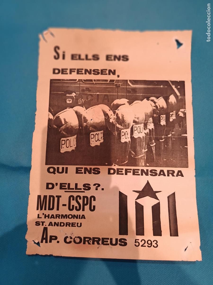 Carteles: Cartel muy antiguo MDT - CSPC