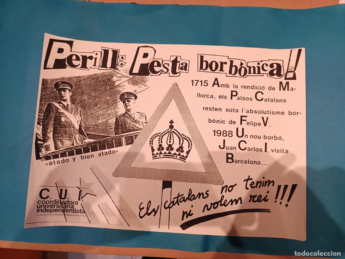 Carteles: Cartel Coordinadora Universitaria Independentista Perill peste borbonica