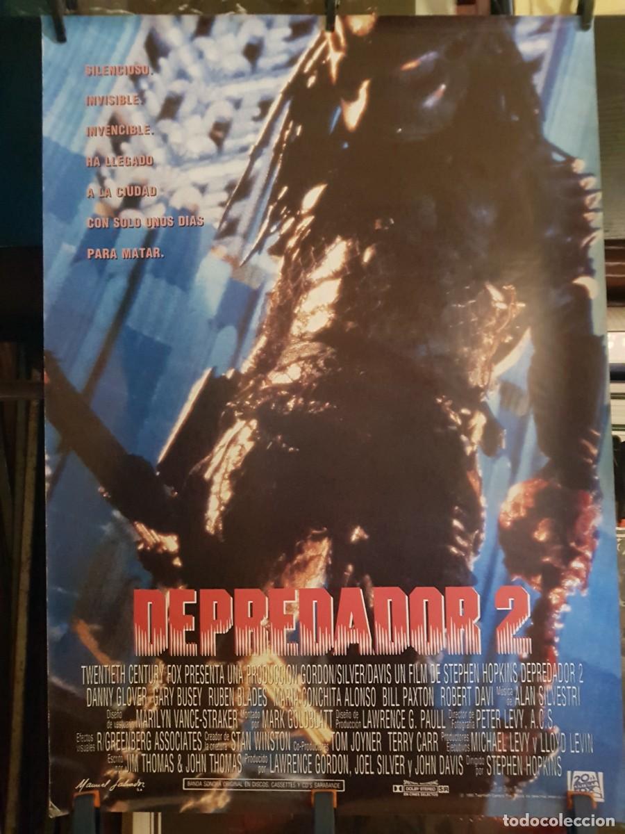 Carteles: CARTEL DEPREDADOR (MONSTRUO) 68CMX98CM (ORIGINAL) EDITADO EN 1990