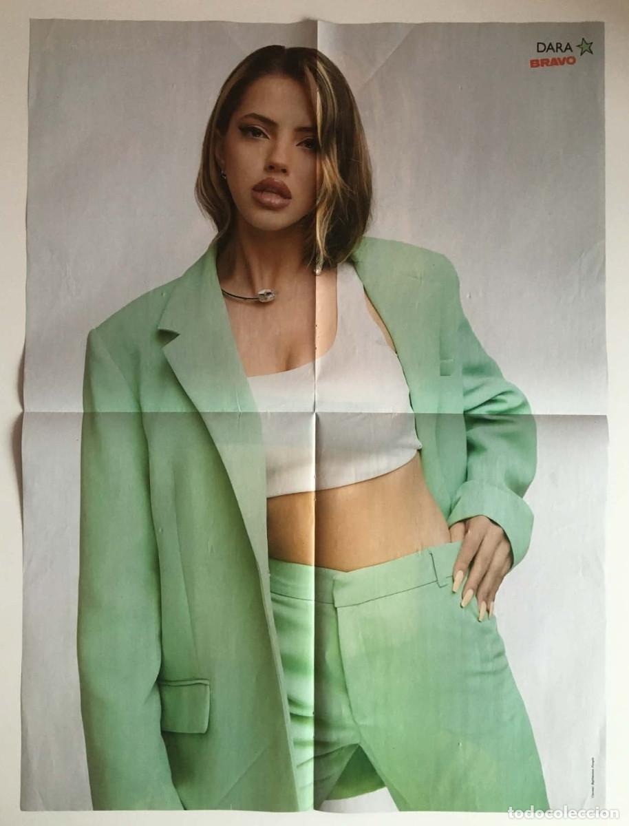 Carteles: Dara / Addison Rae Poster Bravo Magazine Bulgaria 2021 Bangaranga Eurovision Music Rare