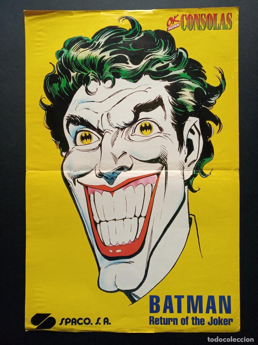 Carteles: POSTER DOBLE 45 x 30 cm BATMAN JETURN JOKER MARIO YOSHI GAME BOY NINTENDO&reg; OK CONSOLAS SPACO A&Ntilde;OS 90