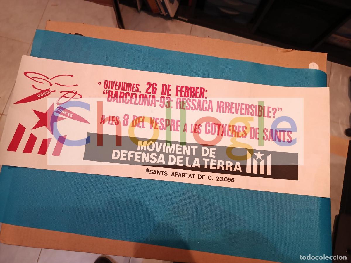 Carteles: Cartel MDT Barcelona 93 Cotxeres de Sants