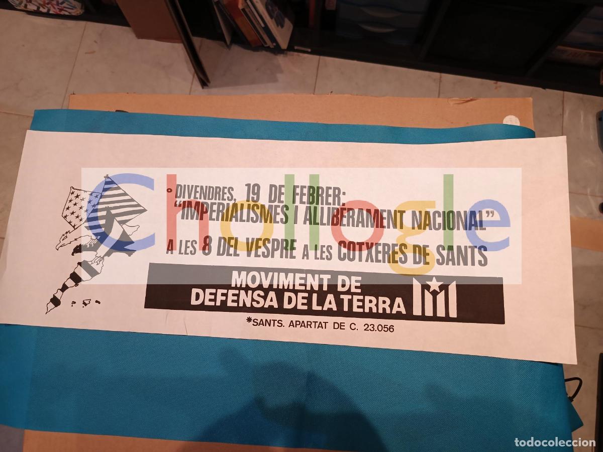 Carteles: Cartel MDT Imperialismes Cotxeres de Sants