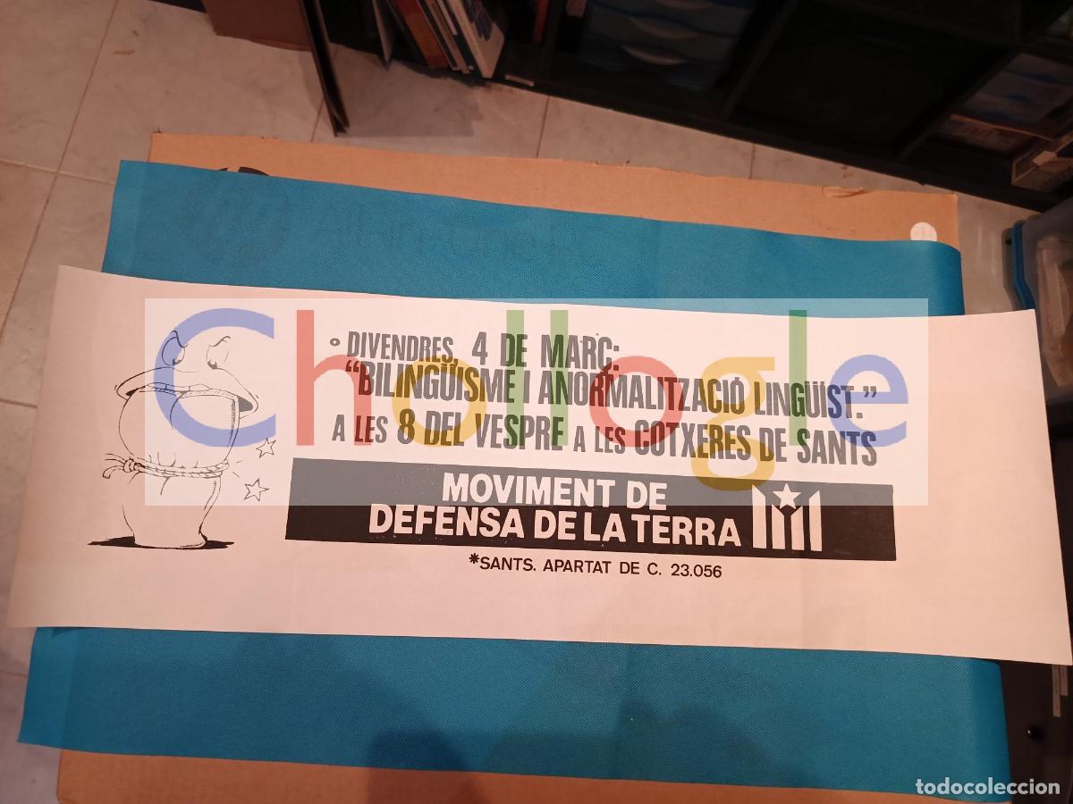 Carteles: Cartel MDT Biling&uuml;isme Cotxeres de Sants