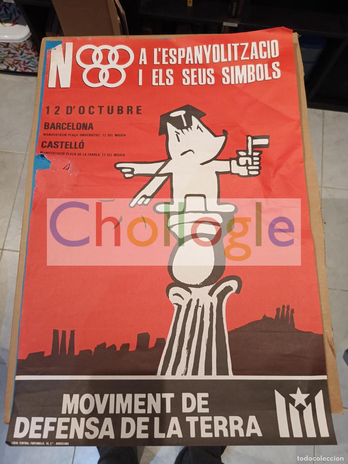 Carteles: Cartel MDT no espanyolitzaci&oacute; simbols