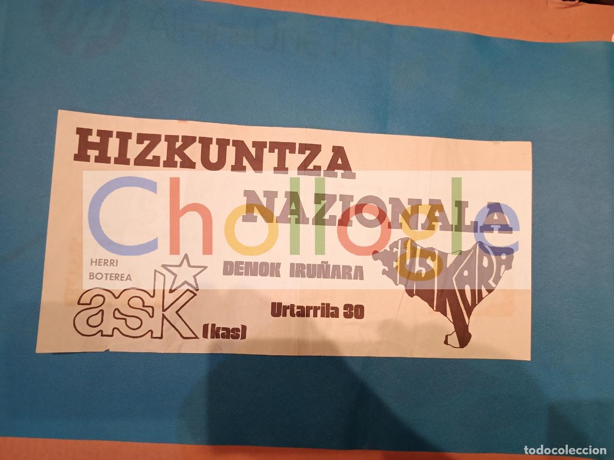 Carteles: Cartel Hizkuntza Nazionala Herri Boterea