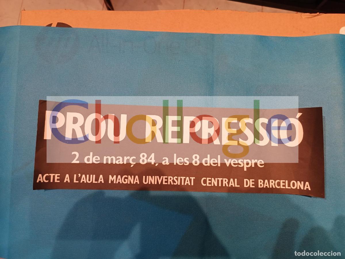Carteles: Cartel Prou Repressi&oacute;